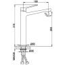 Смеситель для раковины FRAP F1061-2 хром